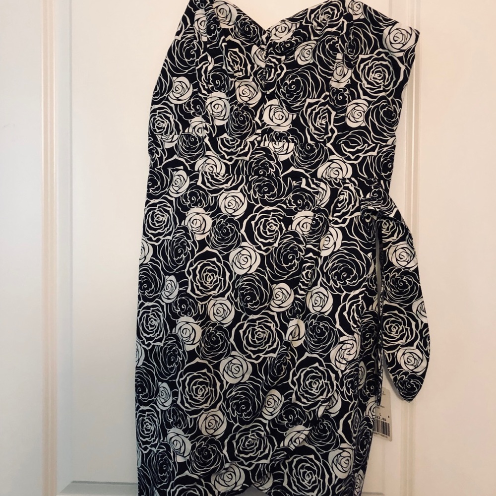 Forever 21 blue and white flower dress